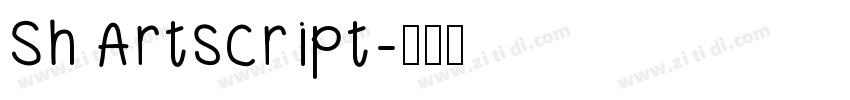Sh Artscript字体转换